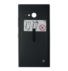 Задня кришка Nokia 730 (RM-1040) Lumia Dual Sim black PLS-00-00038488