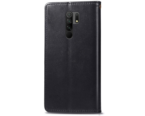 Чохол-книжка Leather GETMAN with card holder Xiaomi Redmi Note 8 Pro black PLS-00-00148426