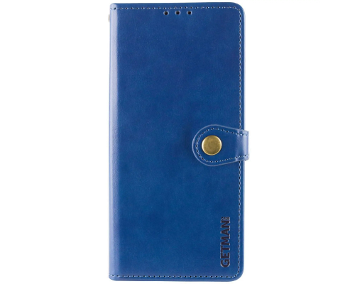 Чохол-книжка Leather GETMAN with card holder Samsung A175 Galaxy A17 blue PLS-00-00148244