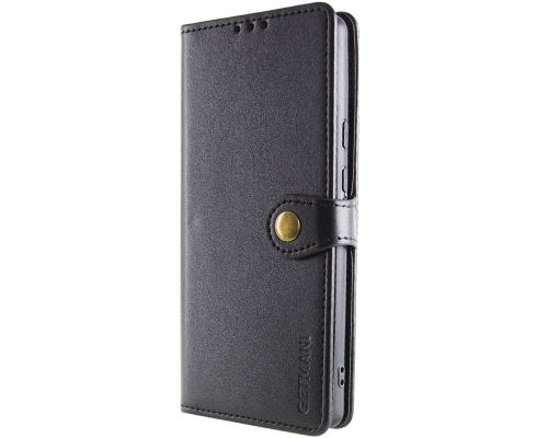 Чохол-книжка Leather GETMAN with card holder TECNO Camon 30 black PLS-00-00148262
