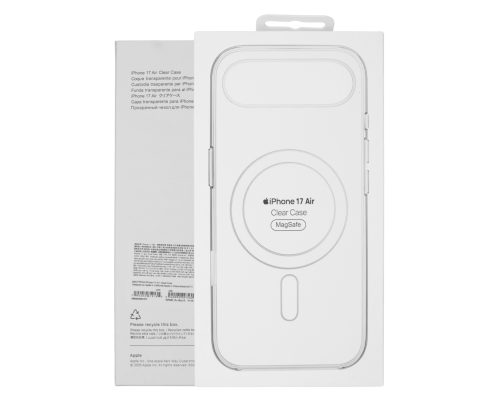 Чохол Clear Case iPhone 17 Air з MagSafe та Анімацією (Original China) clear PLS-00-00146560