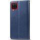 Чохол-книжка Leather GETMAN with card holder Samsung A125 Galaxy A12 blue PLS-00-00148242