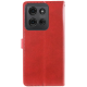Чохол-книжка Leather GETMAN with card holder Motorola Moto G75 red PLS-00-00148169