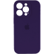 Чохол Silicone Case Full Camera Protective iPhone 15 Pro berry purple PLS-00-00116465