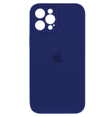 Чохол Silicone Case Квадратні Борти Full Camera iPhone 11 Pro navy blue PLS-00-00116677