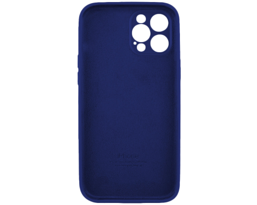 Чохол Silicone Case Квадратні Борти Full Camera iPhone 11 Pro navy blue PLS-00-00116677
