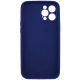 Чохол Silicone Case Квадратні Борти Full Camera iPhone 11 Pro navy blue PLS-00-00116677