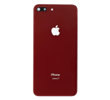 Задня кришка iPhone 8 Plus зі склом камери red (Original China) PLS-00-00046588