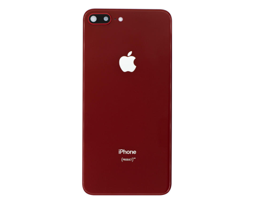 Задня кришка iPhone 8 Plus зі склом камери red (Original China) PLS-00-00046588