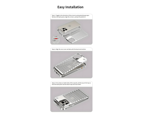 Чохол Aluminium Case iPhone 14 Pro gray PLS-00-00121004