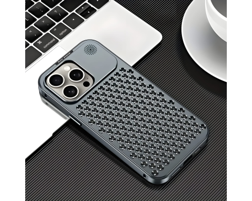 Чохол Aluminium Case iPhone 15 Pro gray PLS-00-00120990