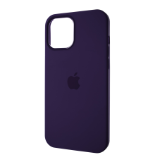 Чохол Silicone Case Full з MagSafe та Анімацією iPhone 12 (12Pro) amethyst PLS-00-00109108