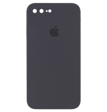 Чохол Silicone Case Квадратні Борти Full Camera iPhone 7 Plus dark gray PLS-00-00104671
