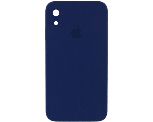 Чохол Silicone Case Квадратні Борти Full Camera iPhone XR dark blue PLS-00-00104654