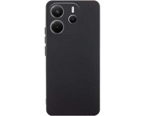 Чохол Silicone Cover Full Camera Xiaomi Redmi Note 14 4G (European) black PLS-00-00143127
