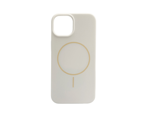 Чохол Silicone case Beats with MagSafe iPhone 14 white PLS-00-00154862
