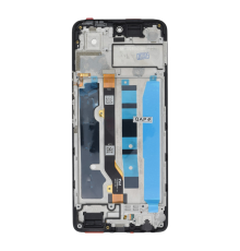 Дисплей Infinix Hot 40 Pro з сенсором та рамкою black (Used) PLS-00-00161272