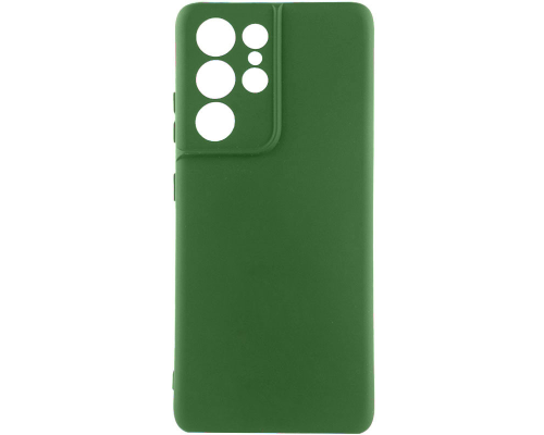 Чохол Silicone Cover Full Camera Samsung S908 Galaxy S22 Ultra dark green PLS-00-00106659