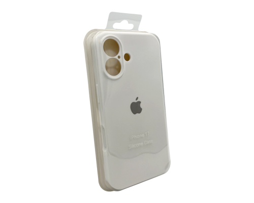 Чохол Silicone Case Full Camera Protective для iPhone 17 white PLS-00-00159826
