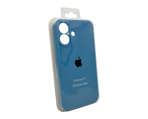 Чохол Silicone Case Full Camera Protective для iPhone 17 cornflower PLS-00-00155226