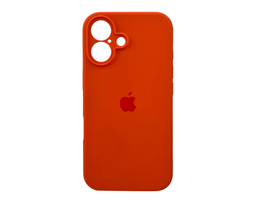 Чохол Silicone Case Full Camera Protective для iPhone 16 orange PLS-00-00130774