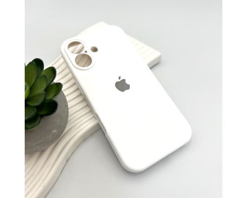 Чохол Silicone Case Full Camera Protective для iPhone 17 white PLS-00-00159826
