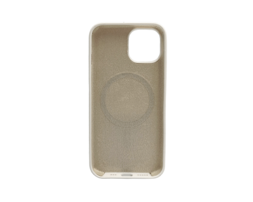 Чохол Silicone case Beats with MagSafe iPhone 15 white PLS-00-00154934