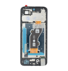 Дисплей Infinix Smart 9 з сенсором та рамкою black (Original Used) (ver. FPC) PLS-00-00156911