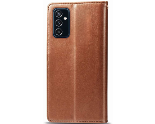 Чохол-книжка Leather GETMAN with card holder Samsung A256 Galaxy A25 brown PLS-00-00128853
