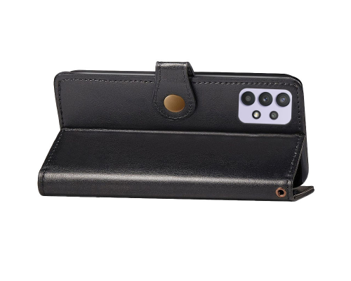 Чохол-книжка Leather GETMAN with card holder Samsung A325 Galaxy A32 black PLS-00-00128857