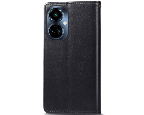 Чохол-книжка Leather GETMAN with card holder TECNO Camon 19 black PLS-00-00128923