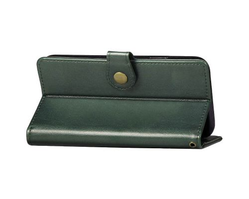 Чохол-книжка Leather GETMAN with card holder TECNO Spark 10 green PLS-00-00128935