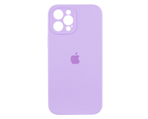 Чохол Silicone Case Full Camera Protective iPhone 12 Pro Max light purple PLS-00-00107608