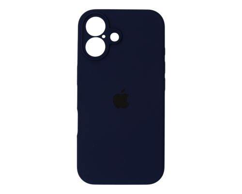 Чохол Silicone Case Full Camera Protective iPhone 16 navy blue PLS-00-00130569