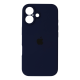 Чохол Silicone Case Full Camera Protective iPhone 16 navy blue PLS-00-00130569