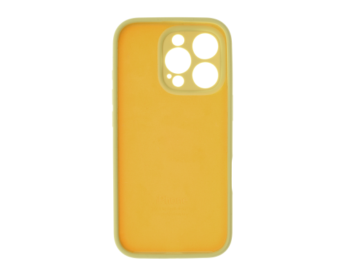 Чохол Silicone Case Full Camera Protective iPhone 16 Pro Max yellow PLS-00-00130592