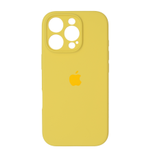 Чохол Silicone Case Full Camera Protective iPhone 16 Pro Max yellow PLS-00-00130592