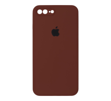 Чохол Silicone Case Квадратні Борти Full Camera iPhone 7 Plus saddle brown PLS-00-00123127