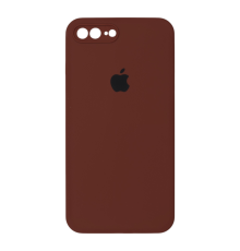 Чохол Silicone Case Квадратні Борти Full Camera iPhone 7 Plus saddle brown PLS-00-00123127