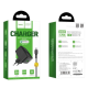 Зарядний пристрій Hoco C70A 18W 3A USB-A з кабелем A-C black PLS-00-00051034
