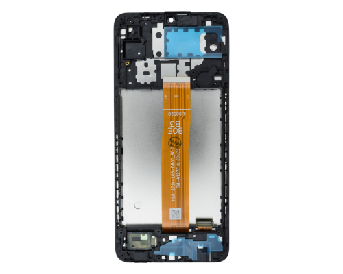 Дисплей Samsung A127 Galaxy A12 (2021) з сенсором та рамкою black PLS-00-00142461