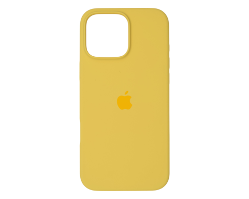 Чохол Silicone Case Full Protective iPhone 16 Pro Max yellow PLS-00-00130643