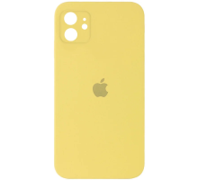 Чохол Silicone Case Full Camera Protective iPhone 12 canary yellow PLS-00-00104595