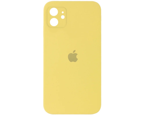 Чохол Silicone Case Full Camera Protective iPhone 12 canary yellow PLS-00-00104595