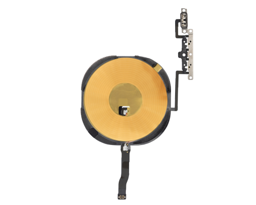 Шлейф iPhone 11 Pro з кнопками гучності та бездротовою зарядкою (Original Used) PLS-00-00107465