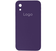 Чохол Silicone Case Квадратні Борти Full Camera iPhone XR purple PLS-00-00107576