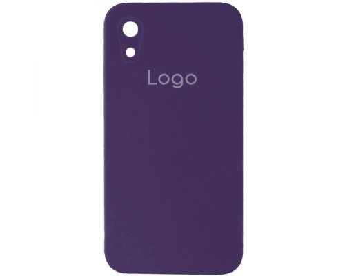 Чохол Silicone Case Квадратні Борти Full Camera iPhone XR purple PLS-00-00107576