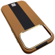 Чохол шкіряний Rally with Magnetic для iPhone 17 Pro Max brown black PLS-00-00160029