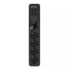 Мережевий фільтр Proove Power Socket P-04 (4 розетки+4 USB+2 Type-C) 2м black PLS-00-00137761