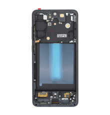 Дисплей Samsung G990 Galaxy S21 FE 5G з сенсором та рамкою black (OLED) (Big size) PLS-00-00159333